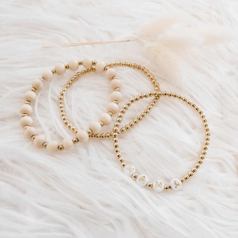 3pc Mama Bracelet Set