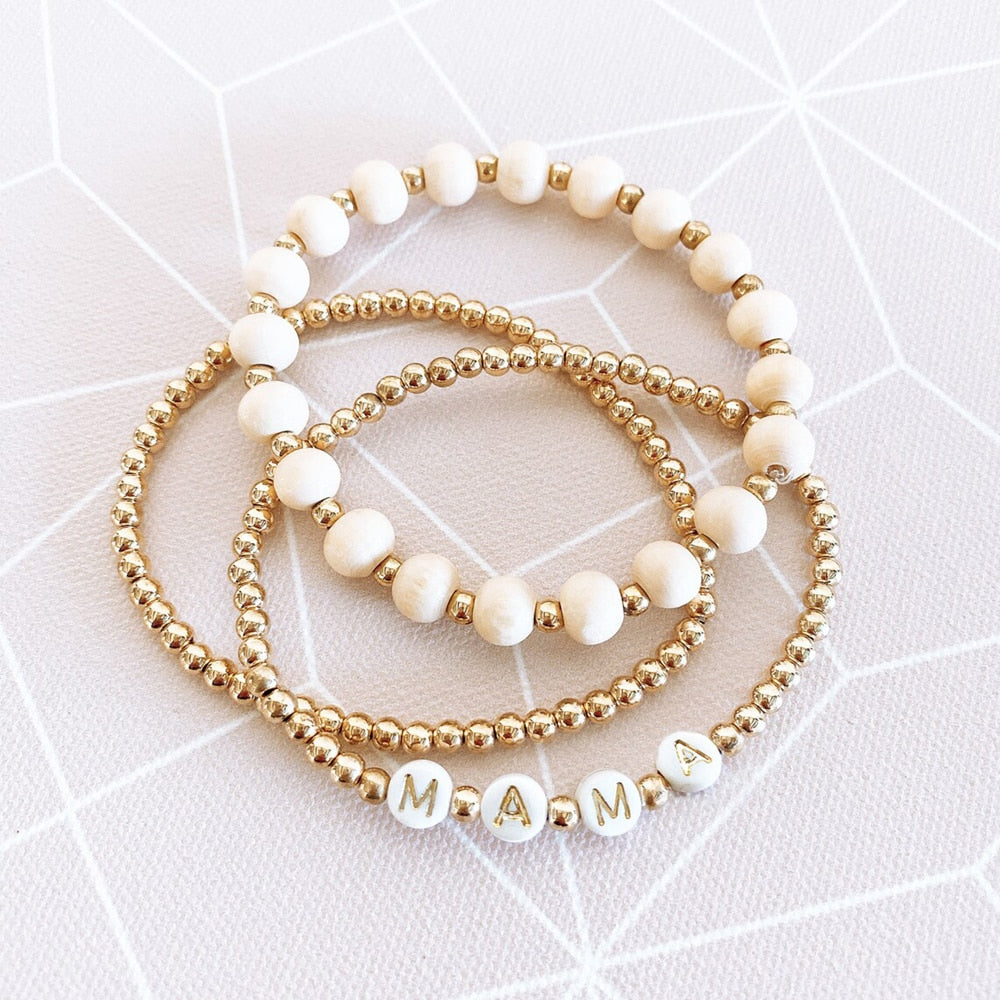 3pc Mama Bracelet Set